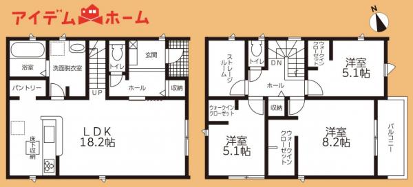 新築一戸建て 浜松市中央区泉４丁目 JR東海道本線（熱海〜米原）浜松駅 2,980万円