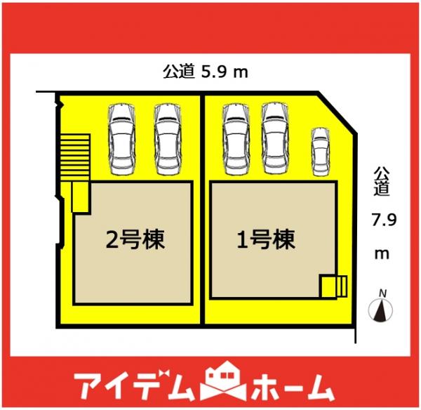 新築一戸建て 名古屋市名東区猪子石１丁目2104 名古屋市東山線上社駅 4,580万円