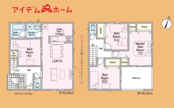 新築一戸建て 浜松市中央区笠井新田町 遠州鉄道遠州西ヶ崎駅 3,290万円