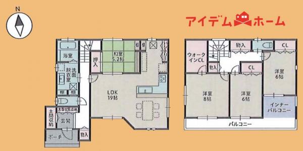 新築一戸建て 豊橋市上野町字新上野 豊橋鉄道渥美線高師駅 4,180万円