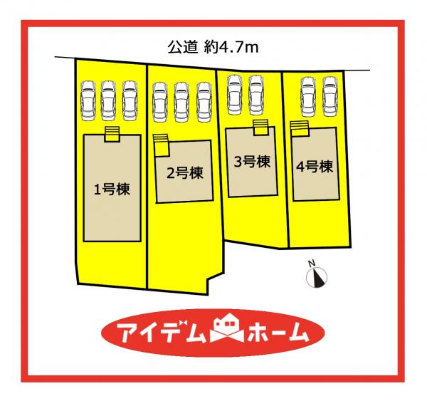 新築一戸建て 愛西市落合町中河原1676番2の一部 名鉄尾西線佐屋駅 2,190万円