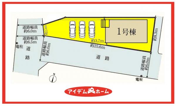 新築一戸建て 弥富市五之三町川平202-1 名鉄尾西線五ノ三駅 2,190万円