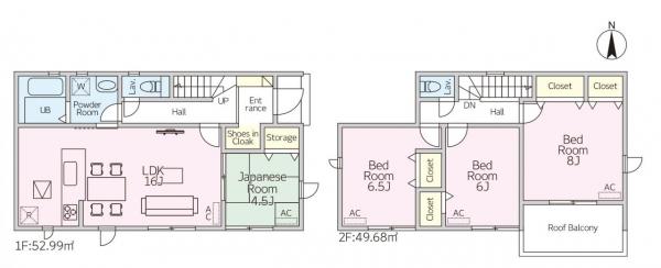 新築一戸建て 岩倉市本町南新溝廻間50番 名鉄犬山線岩倉駅 3,690万円