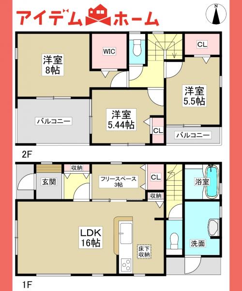 新築一戸建て 多治見市小田町６丁目41 JR中央本線多治見駅 3,880万円