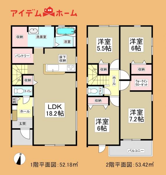 新築一戸建て 豊橋市草間町字郷裏 豊橋鉄道渥美線南栄駅 3,380万円