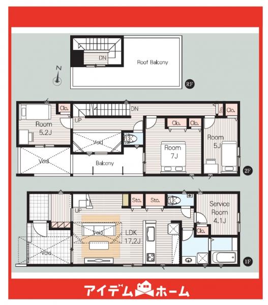 新築一戸建て 名古屋市昭和区塩付通７丁目18 名古屋市桜通線桜山駅 7,490万円