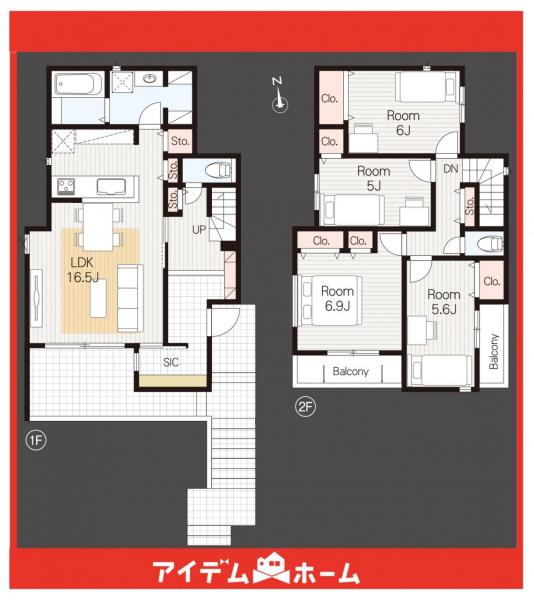 新築一戸建て 名古屋市瑞穂区御劔町３丁目45 名古屋市桜通線桜山駅 5,490万円