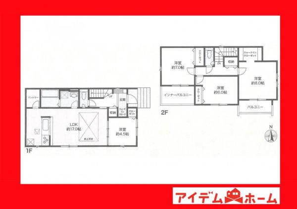 新築一戸建て 豊田市西岡町二本木 名鉄三河線若林駅 4,052万円