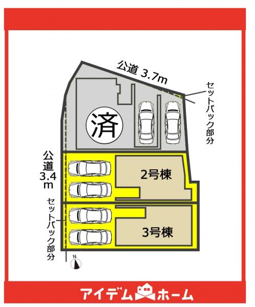 新築一戸建て 名古屋市瑞穂区井戸田町１丁目43-2 名古屋市名城線妙音通駅 4,690万円