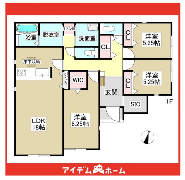新築一戸建て 瀬戸市品野町１丁目309番6 名鉄瀬戸線尾張瀬戸駅 3,424万円