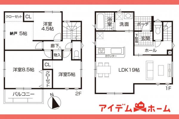 新築一戸建て 小牧市藤島町居屋敷 名鉄犬山線大山寺駅 2,999万円