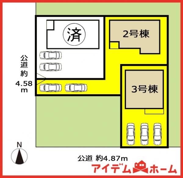 新築一戸建て 北名古屋市片場白山65 名鉄犬山線西春駅 3,250万円
