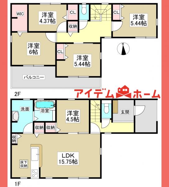 新築一戸建て 犬山市大字犬山字南古券309番、310番の各一部 名鉄犬山線犬山駅 3,480万円