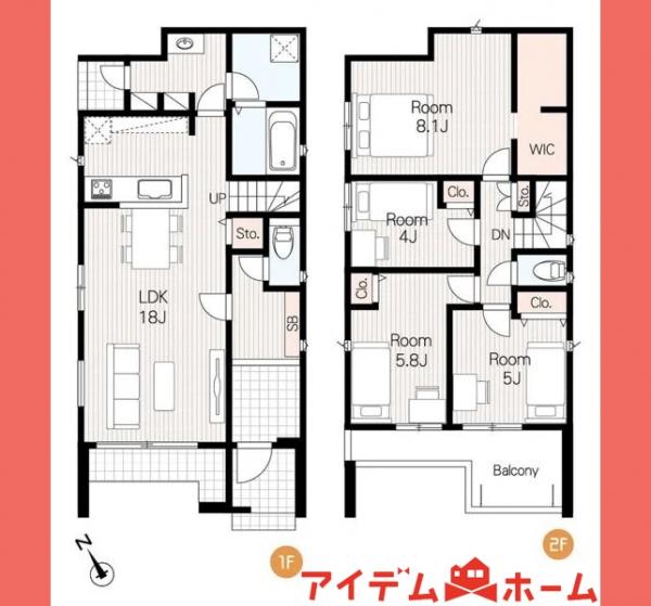 新築一戸建て 名古屋市北区楠味鋺３丁目2346番 名鉄小牧線味鋺駅 3,990万円