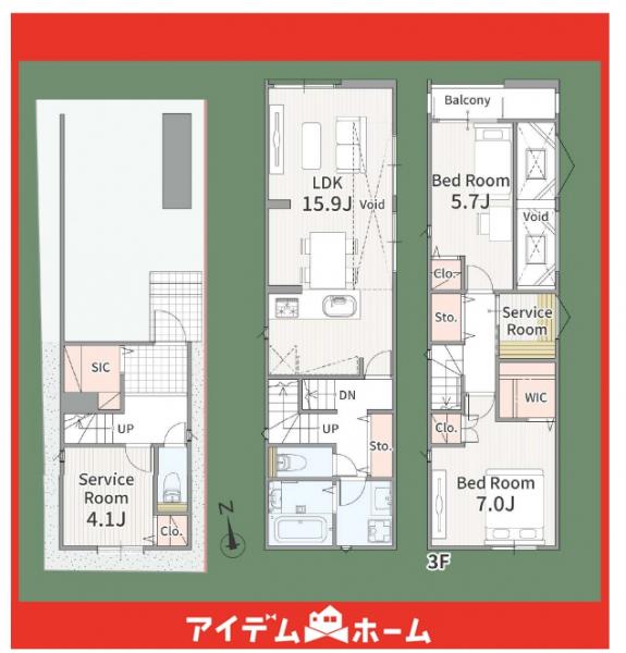 新築一戸建て 名古屋市千種区今池南33-3 名古屋市桜通線吹上駅 4,990万円