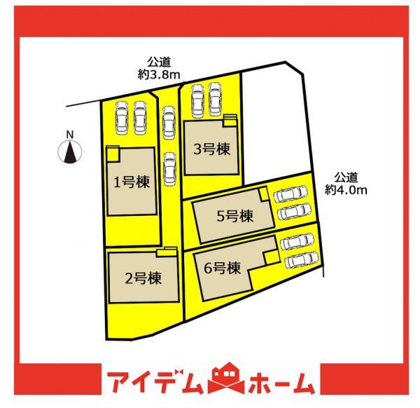 新築一戸建て 知多郡阿久比町大字宮津字森下4 名鉄河和線阿久比駅 3,180万円