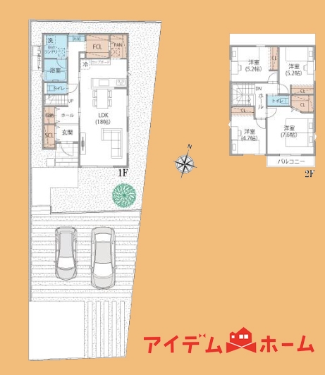 新築一戸建て 浜松市中央区篠原町字中通14177番の一部 JR東海道本線（熱海〜米原）高塚駅 3,690万円