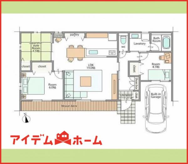 新築一戸建て 稲沢市天池五反田町9番6 名鉄名古屋本線国府宮駅 3,680万円