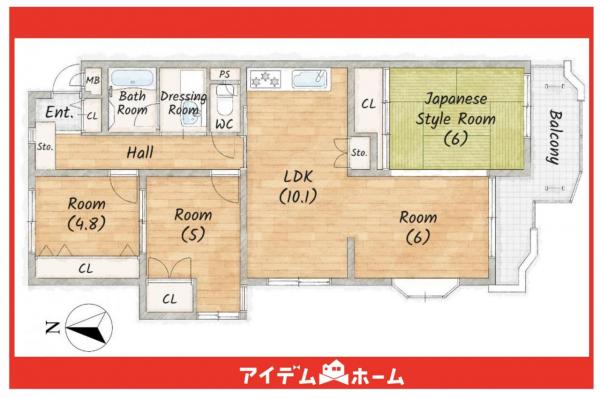 中古マンション 名古屋市名東区貴船１丁目30 名古屋市東山線上社駅 1,230万円