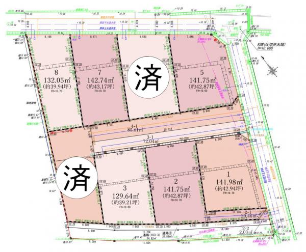 土地 豊田市桝塚西町南山 愛知環状鉄道北野桝塚駅 1,650万円