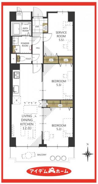 中古マンション 名古屋市港区入船１丁目4-3 名古屋市名港線名古屋港駅 1,190万円