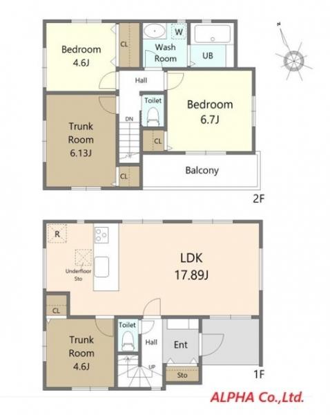 新築戸建 杉並区高井戸西１丁目 京王井の頭線富士見ヶ丘駅 7,980万円