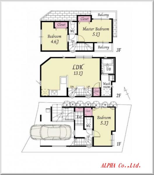 新築戸建 中野区若宮３丁目 西武新宿線鷺ノ宮駅 6,666万円