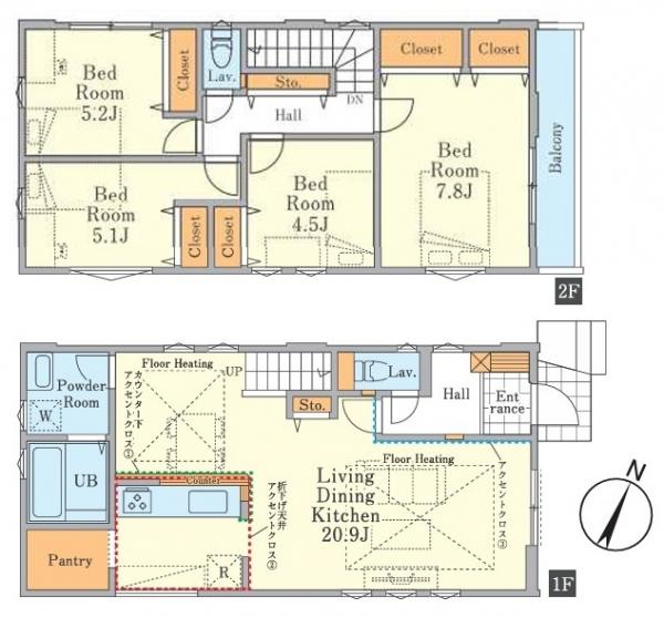新築戸建 練馬区富士見台３丁目 西武池袋線富士見台駅 9,199万円
