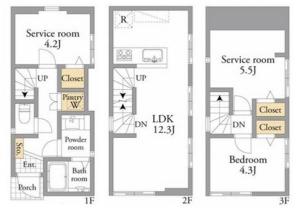 新築戸建 中野区本町６丁目 丸の内線新中野駅 6,480万円
