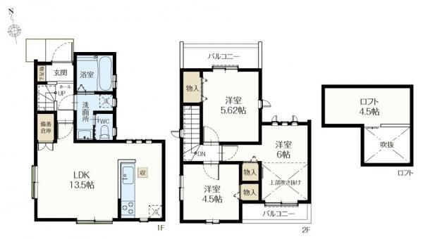 新築戸建 練馬区富士見台１丁目 西武新宿線下井草駅 6,090万円