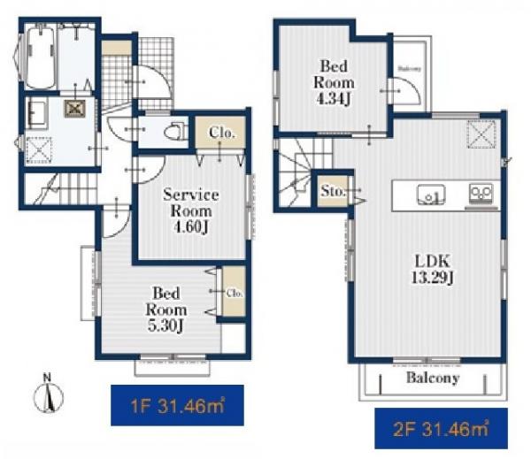 新築戸建 杉並区荻窪１丁目 JR中央線荻窪駅 6,480万円