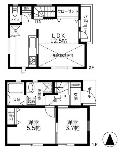 新築戸建 練馬区田柄１丁目 有楽町線平和台駅 5,380万円