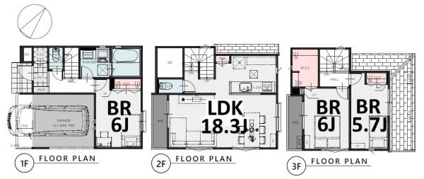 新築戸建 川口市末広２丁目 埼玉高速鉄道川口元郷駅 4,380万円