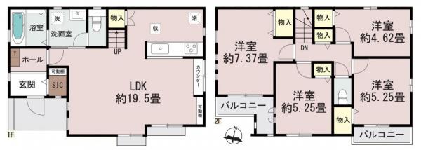 新築戸建 世田谷区北烏山６丁目 京王線千歳烏山駅 9,990万円
