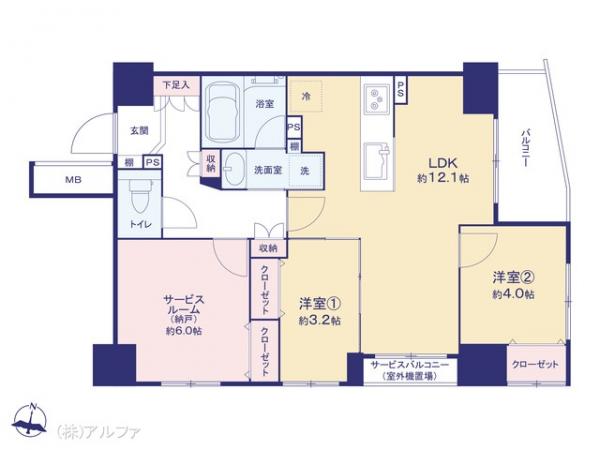 中古マンション 東京都世田谷区千歳台３丁目6-9 小田急線千歳船橋駅 7,990万円