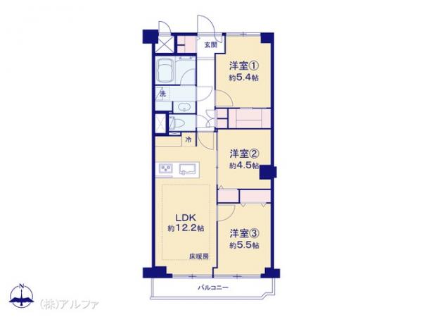 中古マンション 東京都世田谷区玉川４丁目9-27 東急田園都市線二子玉川駅 7,980万円