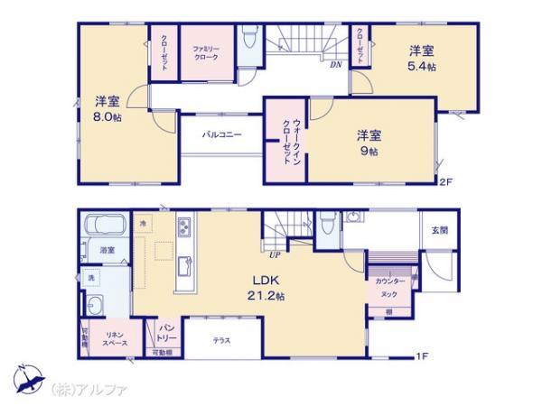新築戸建 東京都練馬区関町南１丁目14-73 西武新宿線上石神井駅 1億1,480万円