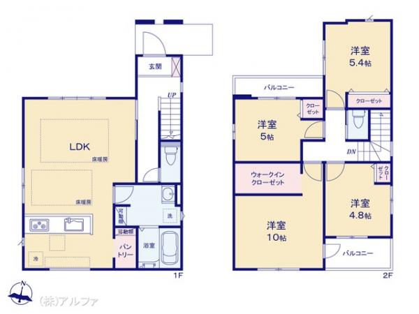 新築戸建 東京都練馬区大泉学園町６丁目919-2 西武池袋線大泉学園駅 6,648万円