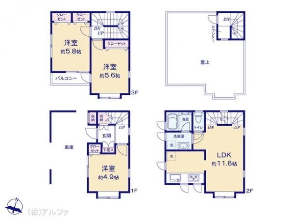 中古戸建 東京都杉並区荻窪１丁目20-1 JR中央線荻窪駅 7,599万円