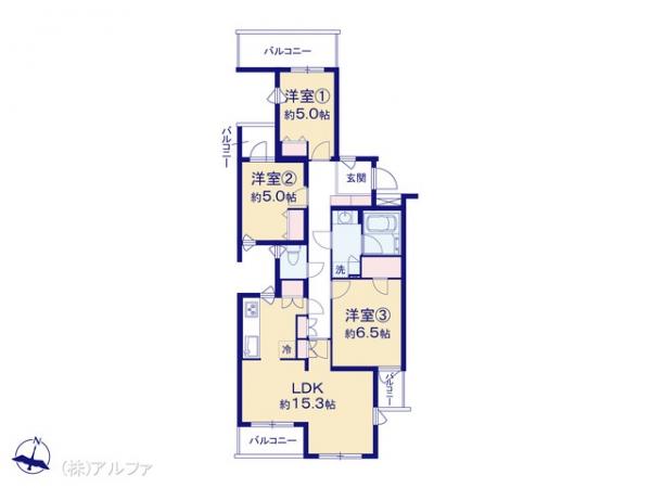 中古マンション 東京都世田谷区船橋１丁目37-15 小田急線千歳船橋駅 8,180万円