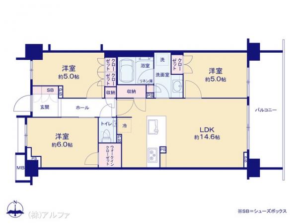 中古マンション 東京都世田谷区桜上水１丁目4-1 小田急線経堂駅 1億1,990万円