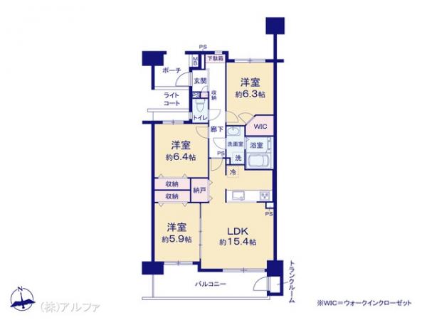 中古マンション 東京都練馬区貫井３丁目12-1 西武池袋線富士見台駅 9,980万円