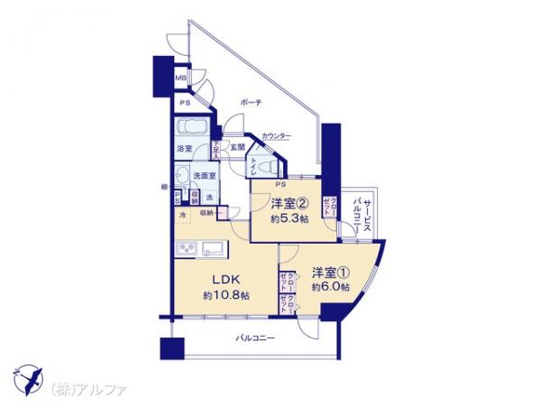 中古マンション 東京都杉並区上高井戸２丁目2-34 京王井の頭線高井戸駅 6,990万円
