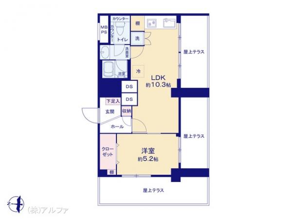 中古マンション 東京都世田谷区下馬１丁目40-10 東急田園都市線三軒茶屋駅 5,380万円