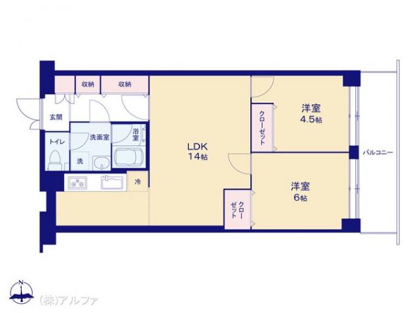 中古マンション 東京都世田谷区千歳台４丁目26-2 京王線八幡山駅 3,980万円