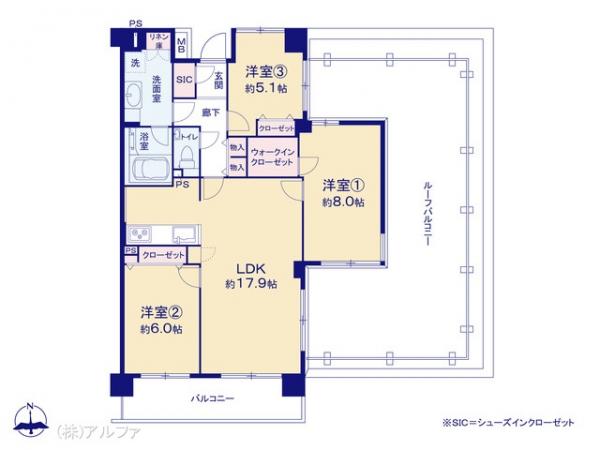 中古マンション 東京都世田谷区上馬１丁目18-8 東急田園都市線三軒茶屋駅 1億7,490万円