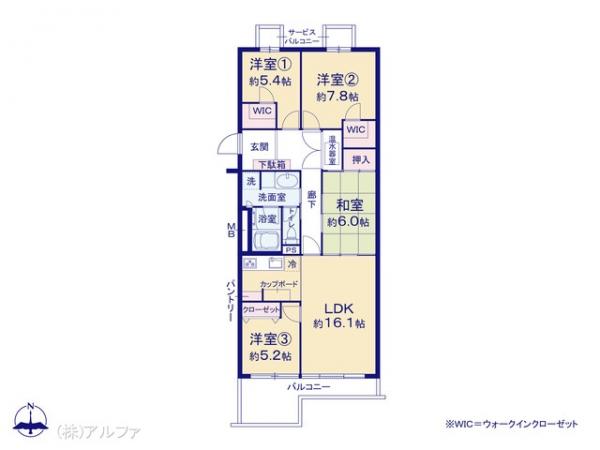 中古マンション 東京都練馬区石神井台１丁目12-26 西武新宿線上石神井駅 4,880万円