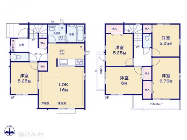 新築戸建 東京都練馬区西大泉３丁目25-6 西武池袋線大泉学園駅 7,390万円