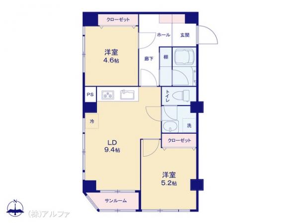 中古マンション 東京都練馬区貫井３丁目14-12 西武池袋線富士見台駅 3,080万円