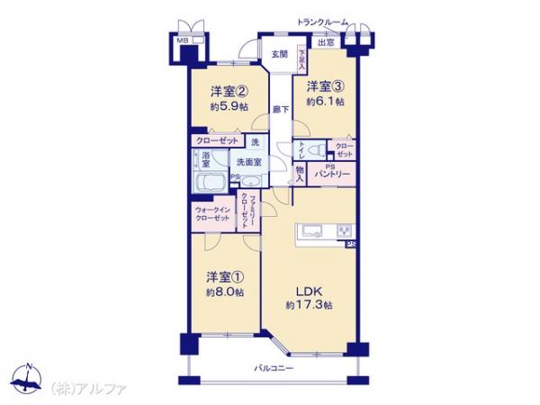 中古マンション 東京都中野区白鷺３丁目3-4 西武新宿線鷺ノ宮駅 8,990万円